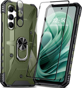 Samsung Galaxy A54 Heavy Duty Case Cover w/ Screen and Camera Protector Green - FIXgenie